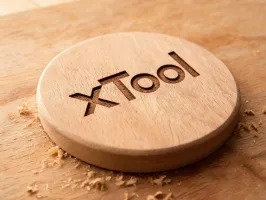 Wood coaster engraving